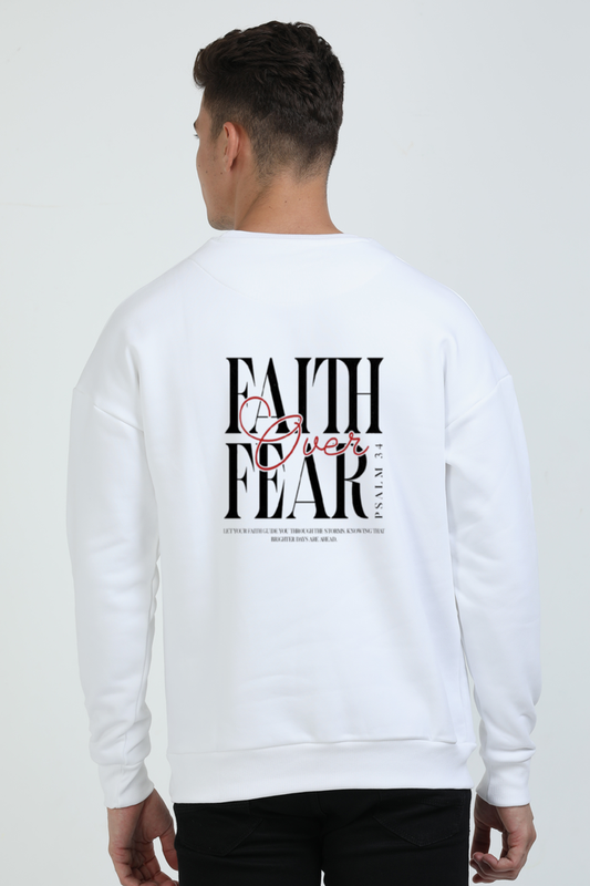 “Faith & Fear Graphic Sweatshirt”